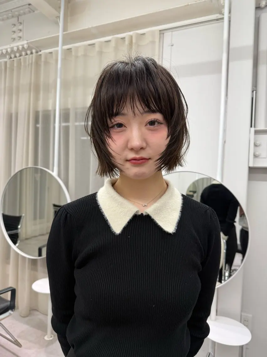 ショート カラー ヘアアレンジ ヘアカラー トリートメント 🦠デザインカラー/ 魚瀬あおい🦠のヘアスタイル