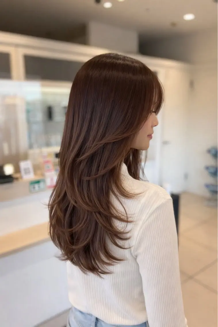 ロング カラー カット ヘアカラー トリートメント 金子 直樹のヘアスタイル