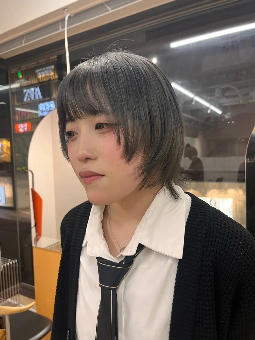 ショート ウルフカット カット ヘアカラー トリートメント 縮毛/パーマ/カラー LUVISM佐藤里咲のヘアスタイル