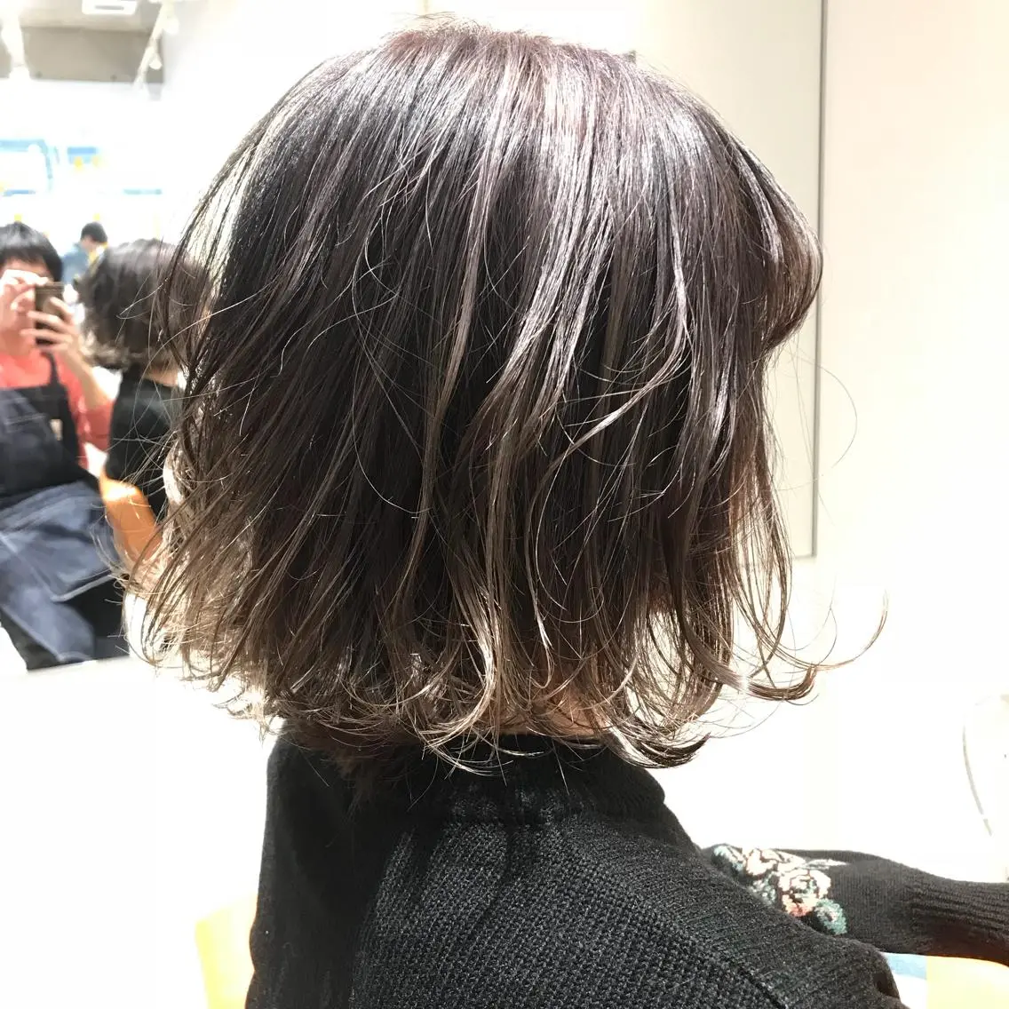ミディアム カラー グラデーションカラー グレージュ ボブ 入木田 駿佑のその他イメージ