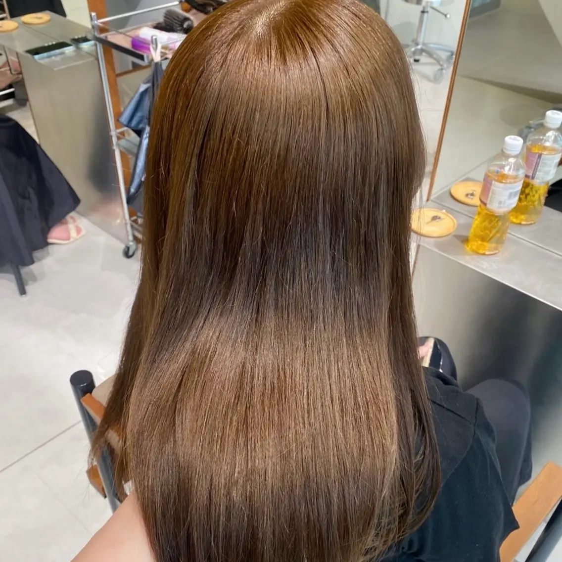 ロング カラー ヘアカラー トリートメント あやか🩰 カラーモデル/栄のヘアスタイル