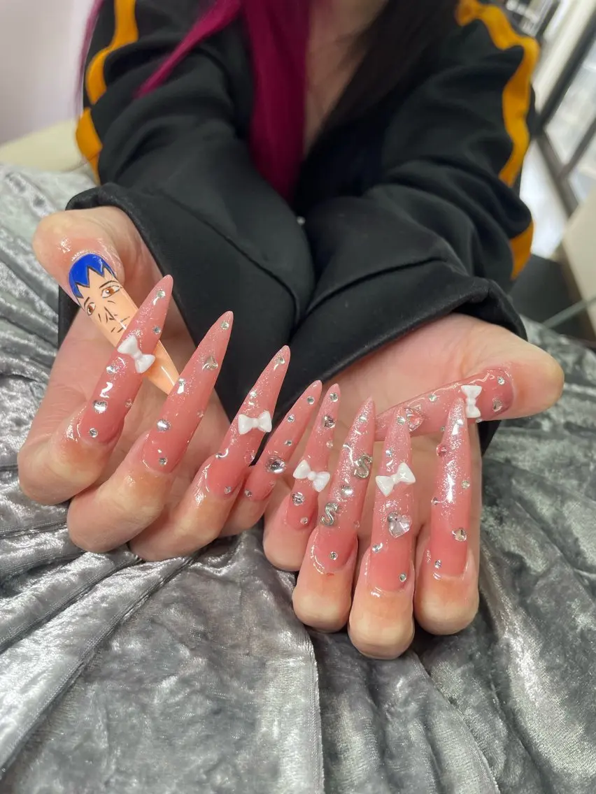 ネイル ハンドネイル Mumu眉毛,ネイル モデル募集中🪄のネイルデザイン