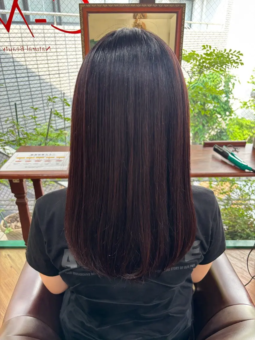 ロング カット . kanokoのヘアスタイル