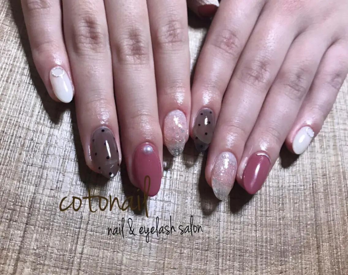 ロング ネイル アートネイル ハンドネイル ツメトマツゲ .のネイルデザイン
