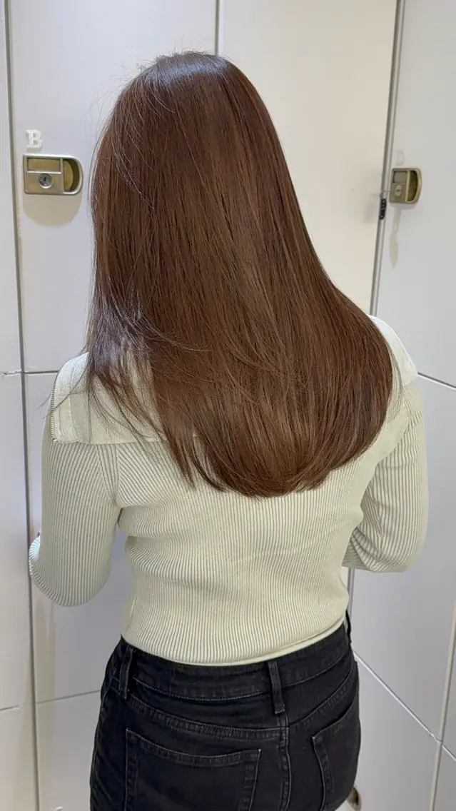 セミロング 増田 晃士のヘアスタイル