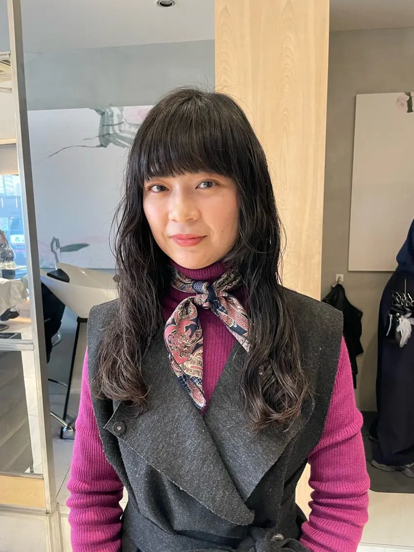 🧡ゆるふわコテ巻き風カット & 傷まないデジタルパーマ✳︎10:00​〜​20:00の写真