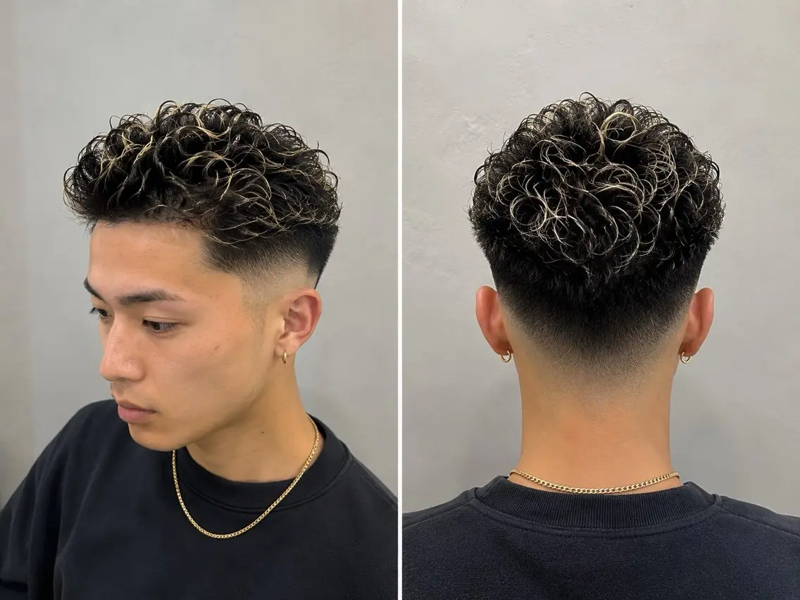 カラー パーマ メンズ men's LADIXのヘアスタイル