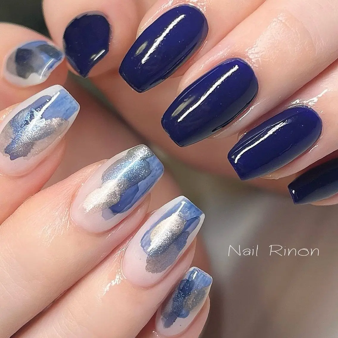 ネイル ニュアンスネイル ハンドネイル Nail Rinonのネイルデザイン
