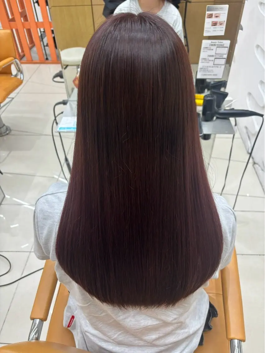 カラー ブリーチ 髪質改善 ヘアカラー トリートメント ✨ダメージレス艶 カラー✨/ ひなののヘアスタイル