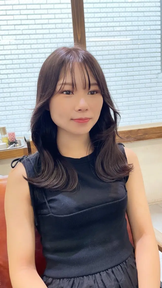 ミディアム くびれヘア ひがし まさし JYUNESU副代表のヘアスタイル