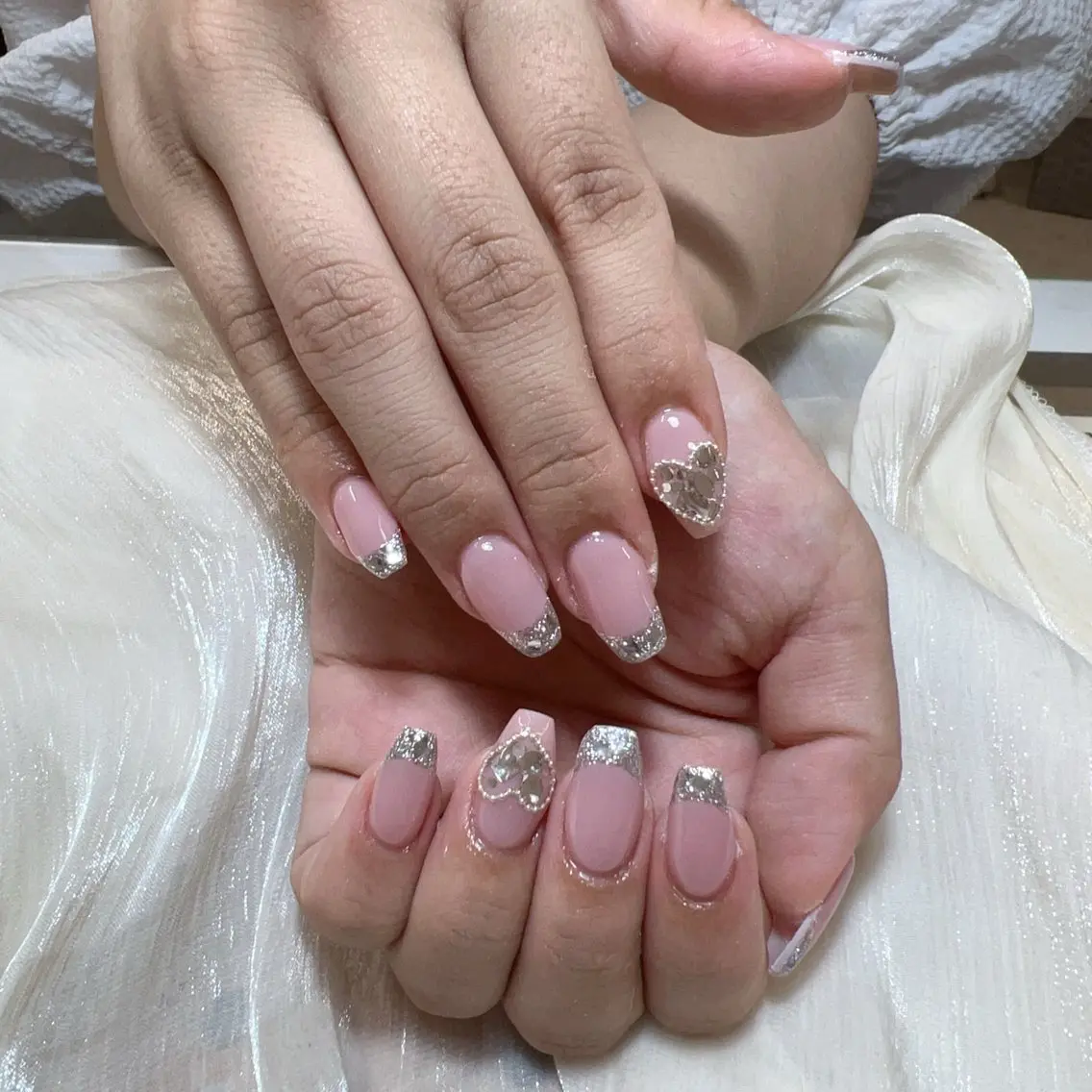 ネイル ハンドネイル 🍄Rina🍄 韓国風ネイルのネイルデザイン