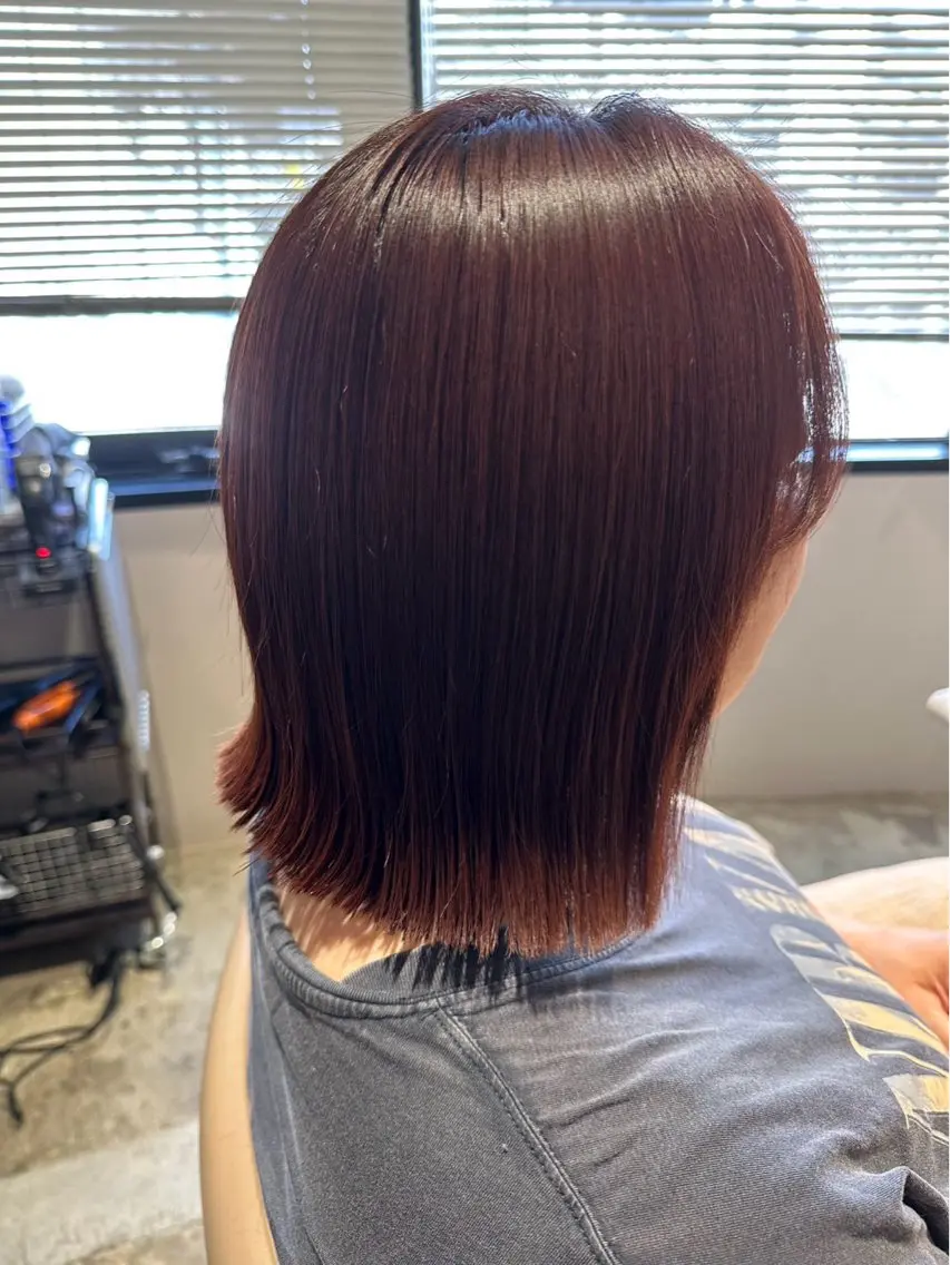 ミディアム カット 菜愛／ボブ カットモデル募集中のヘアスタイル