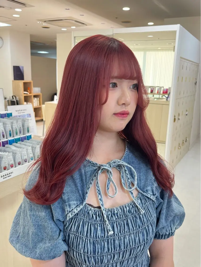 ロング カラー 暖色/ブリーチカラー 🎀 M i k uのヘアスタイル