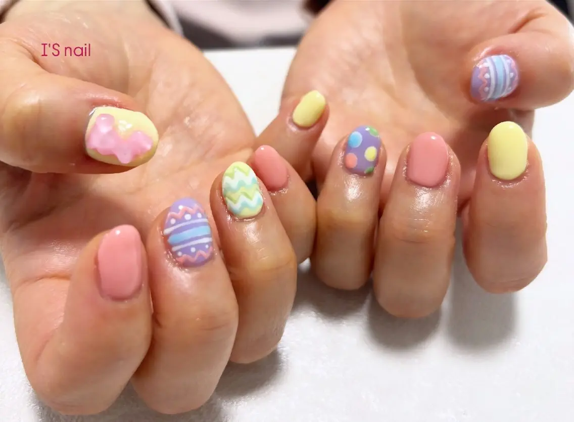 ネイル イースター I'S nail 佐野のネイルデザイン