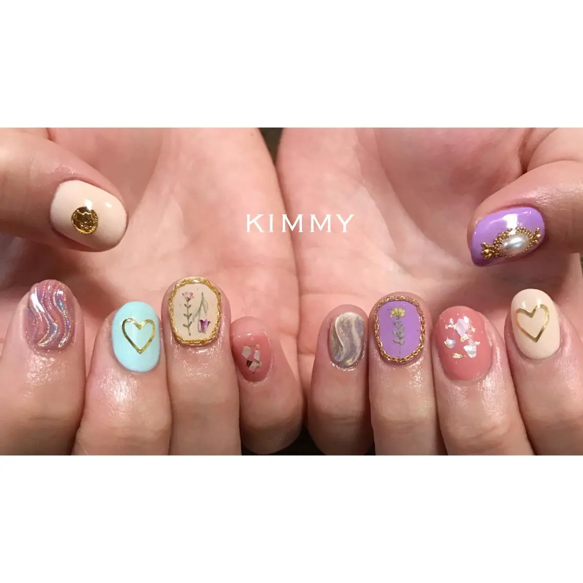 ネイル ハンドネイル kimmy nailsのネイルデザイン