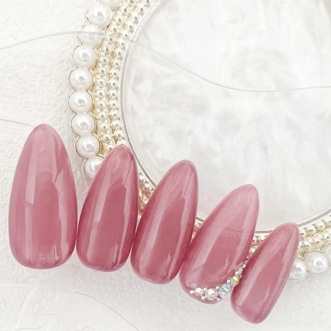 ネイル オフィスネイル シンプルネイル rouse nail RISATOのネイルデザイン