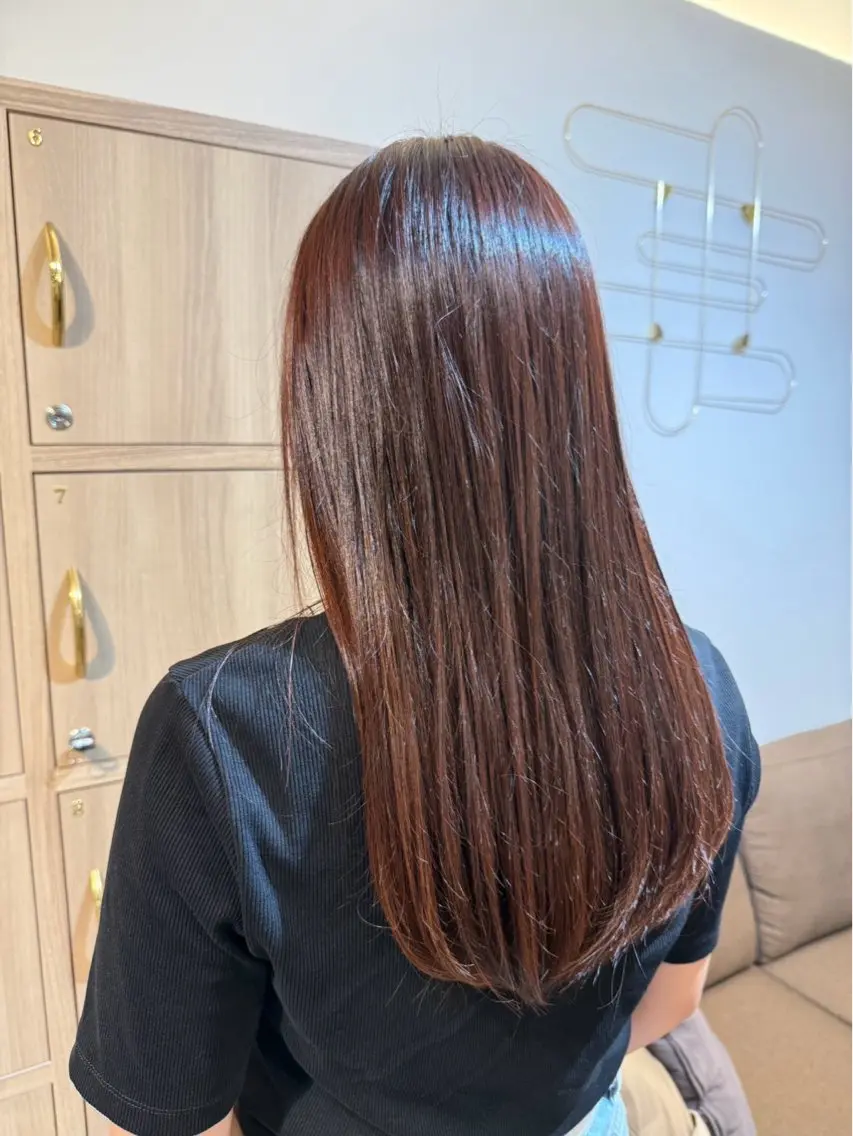 ロング カラー ヘアカラー 中村 優里のヘアスタイル