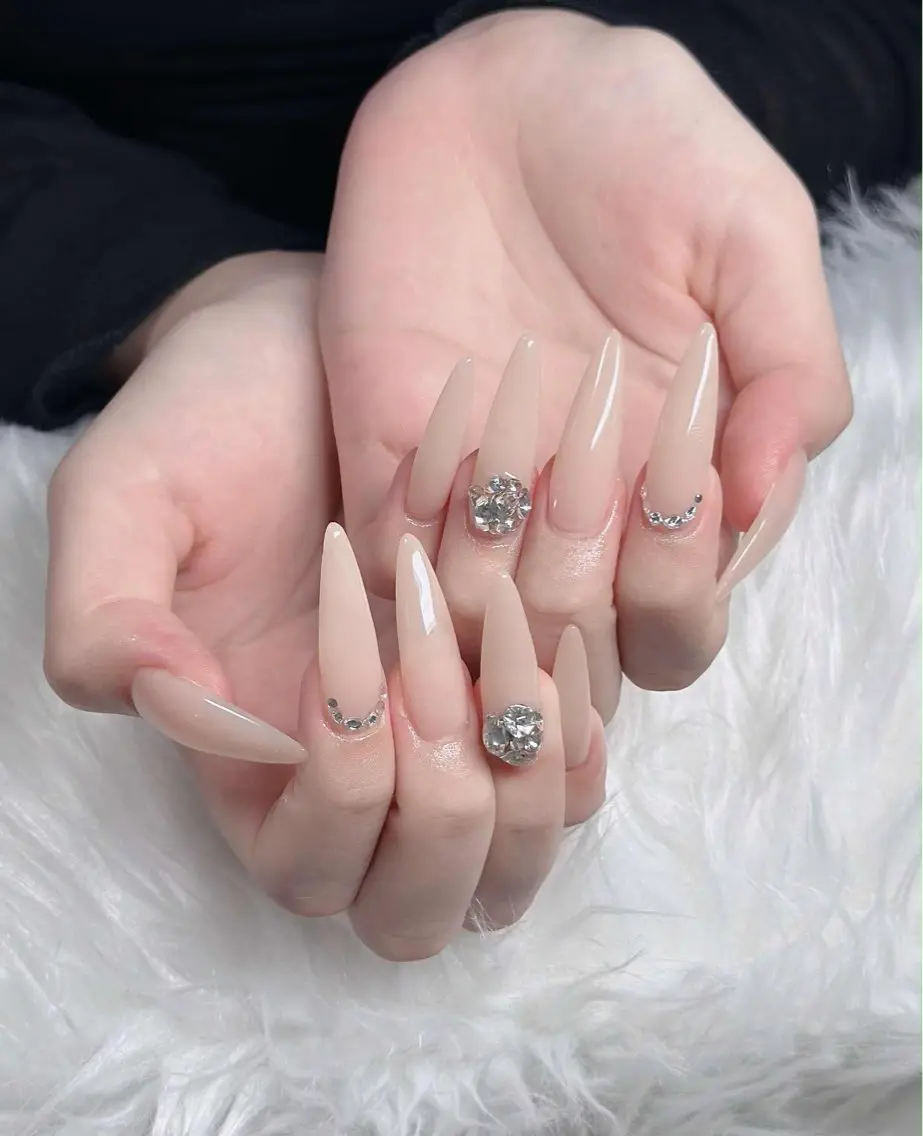 ネイル オーロラネイル フレンチネイル グラデーション 氷ネイル・うるうるネイル キラキラネイル ハンドネイル H.baby Nail Salonのネイルデザイン