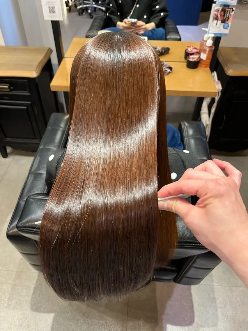 ロング 髪質改善 縮毛矯正 トリートメント 酸熱トリートメント ヘアカラー トリートメント 🌈髪質改善専門🌈 神田 達也のヘアスタイル