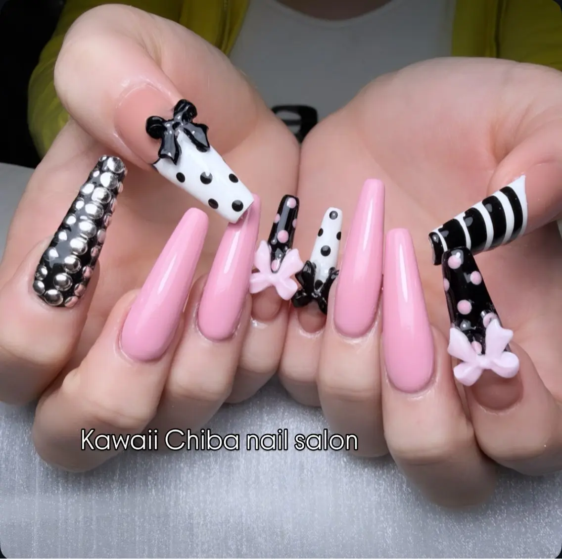 ネイル チークネイル 桜ネイル 長さ出し フラワーネイル フレンチネイル ハンドネイル ハンドケア Kawaii Chiba nailのネイルデザイン