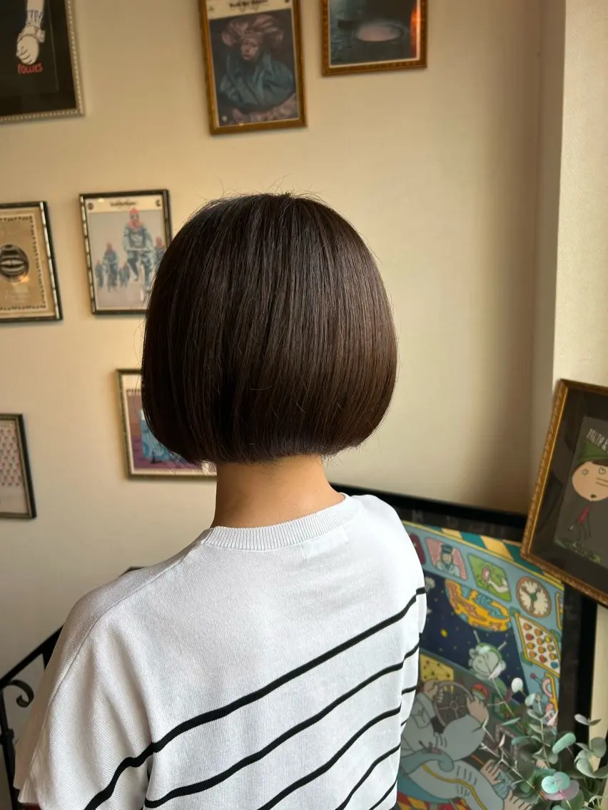 頭皮ケアをいたわりながらリタッチカラー🌿の写真