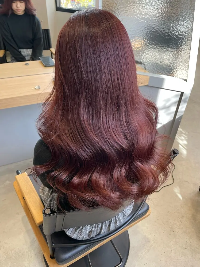 ロング ヘアカラー 竹田 京人のヘアスタイル