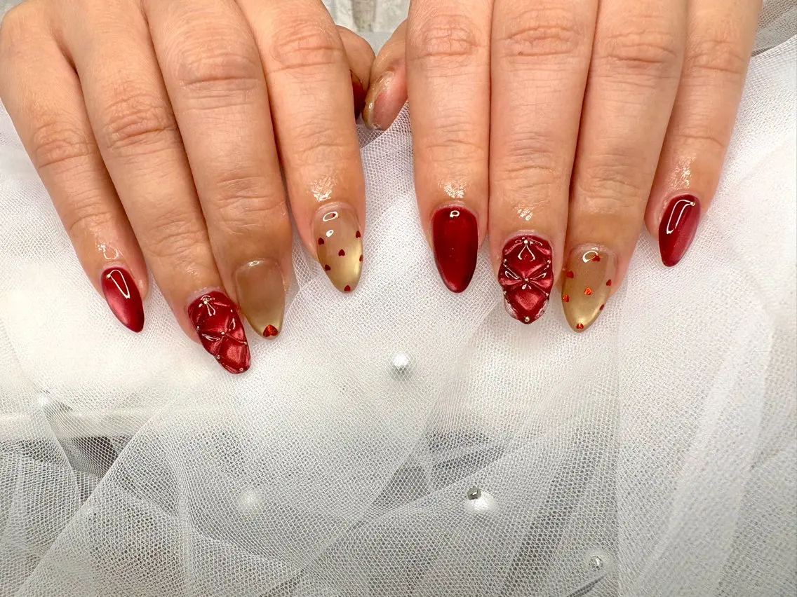 ネイル ドット ハンドネイル 新宿マグネット Mii Nailのネイルデザイン