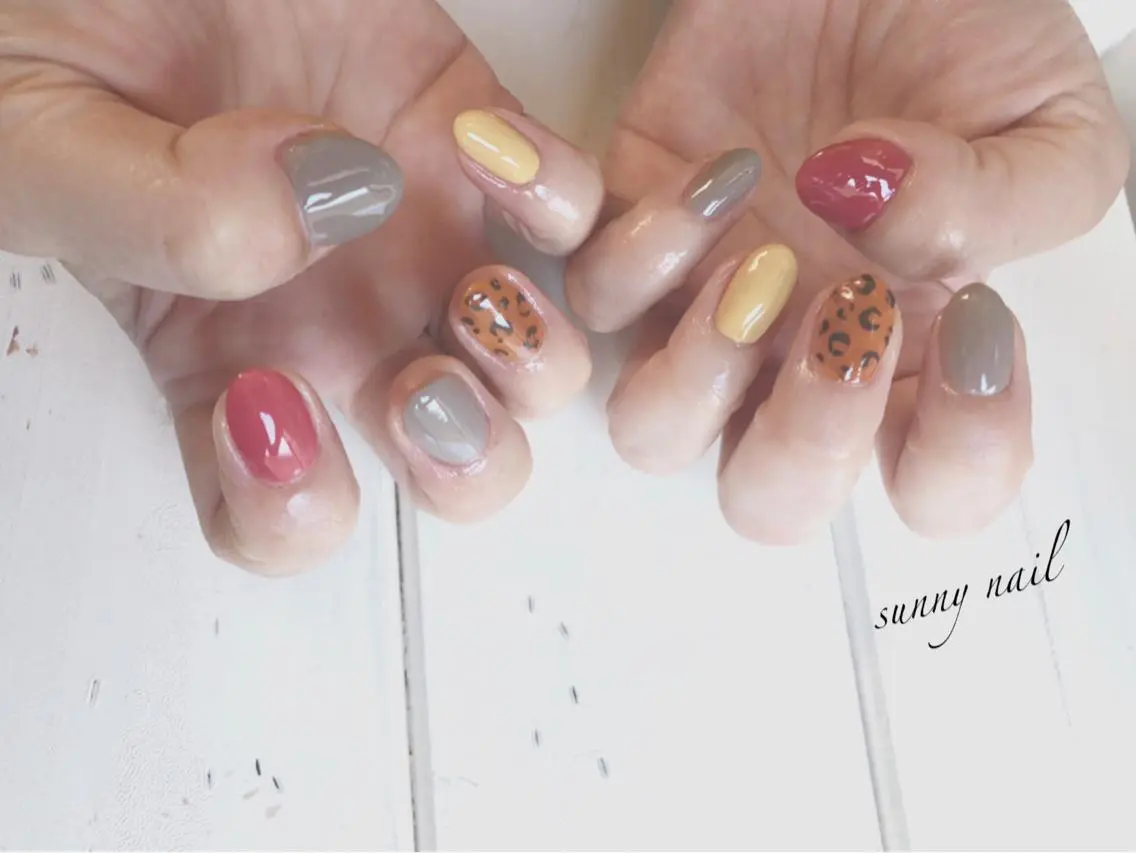 ネイル アニマル柄 sunny nailのネイルデザイン
