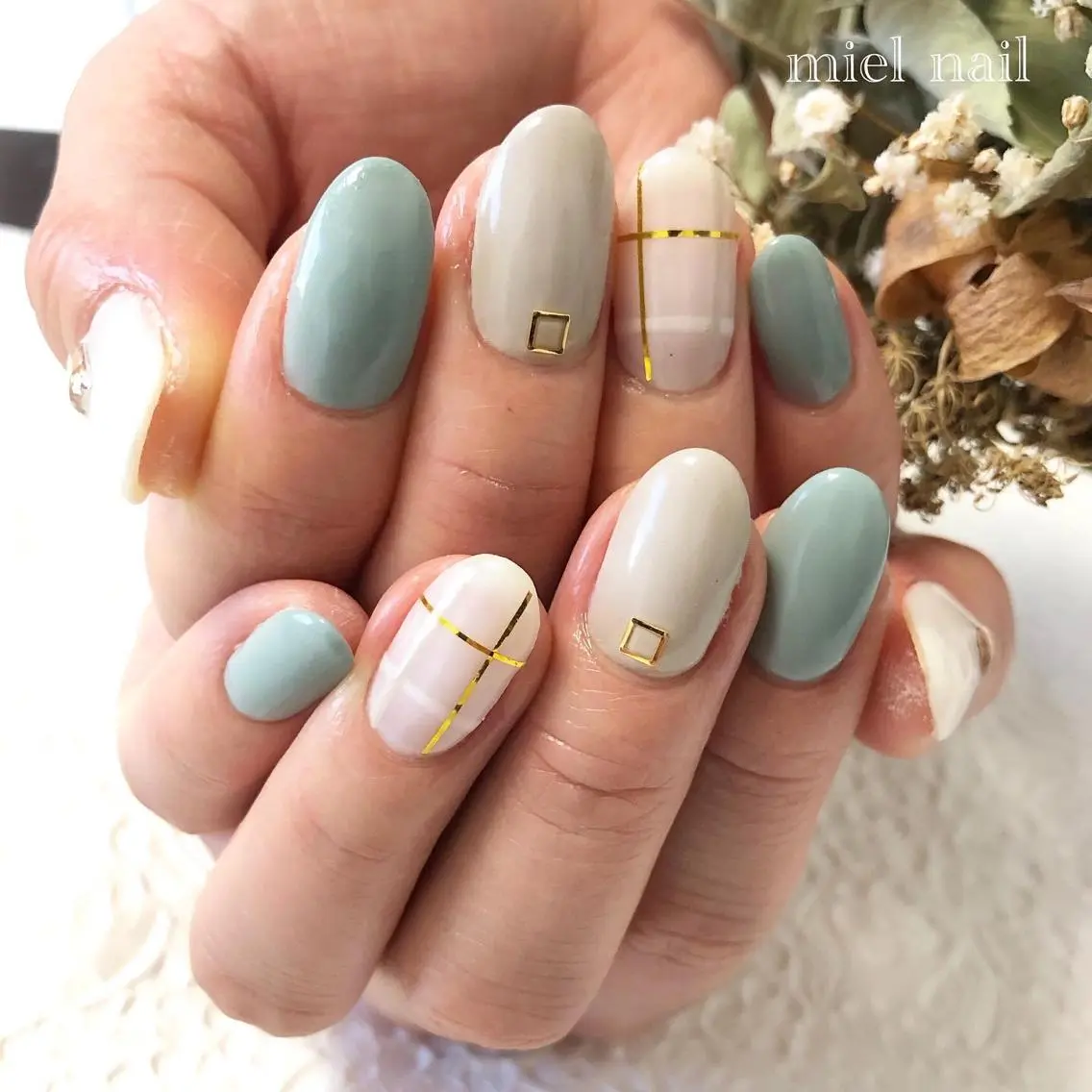 ネイル ハンドネイル miel nailのネイルデザイン