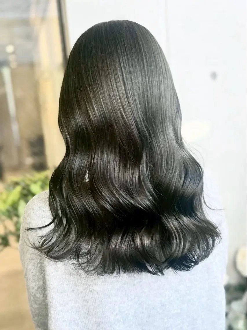カラー ヘアカラー トリートメント 💙透明感艶カラー/ ゆうな💙のヘアスタイル
