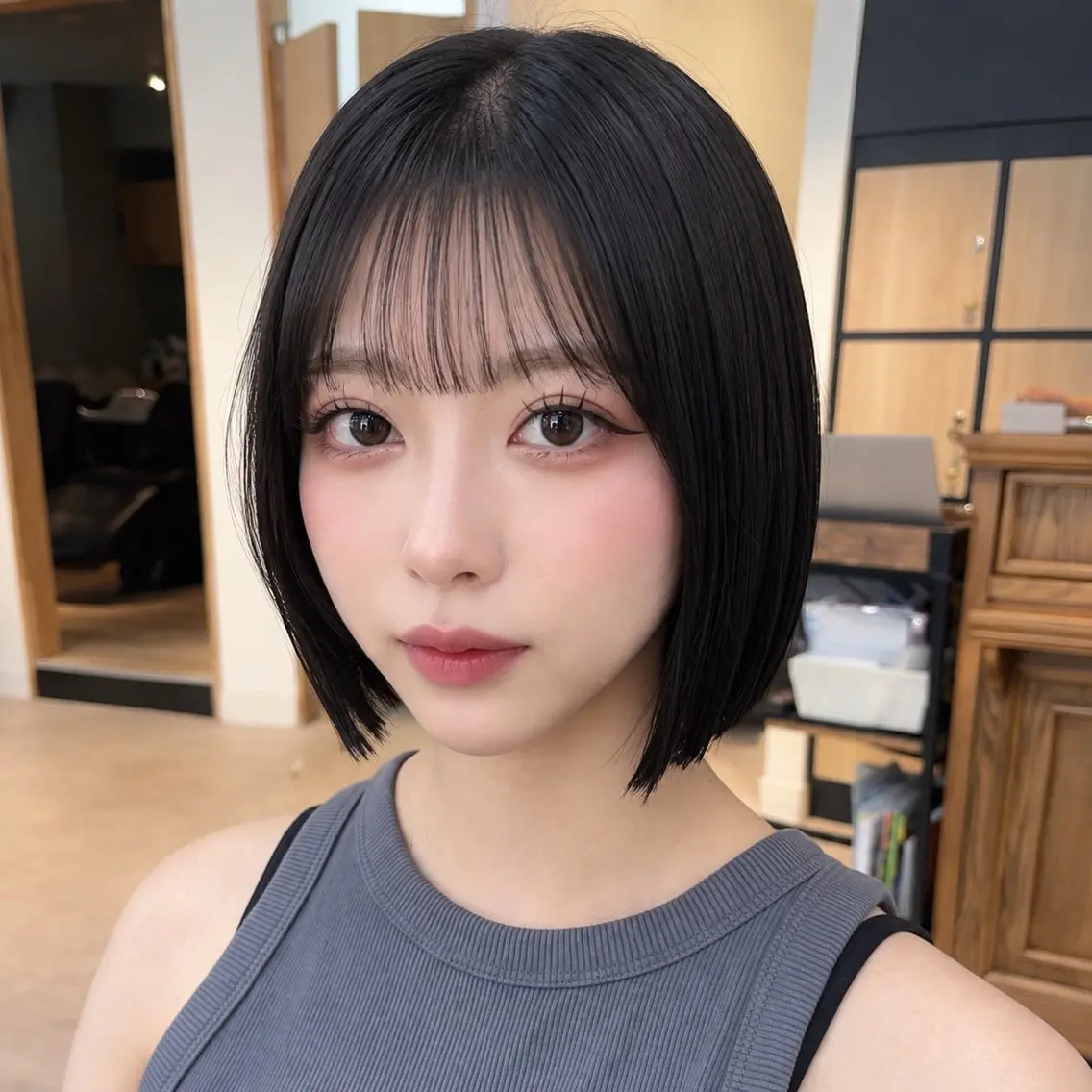 ショート カット 縮毛矯正 トリートメント 横浜Bob美容師🤎 ERINAのヘアスタイル