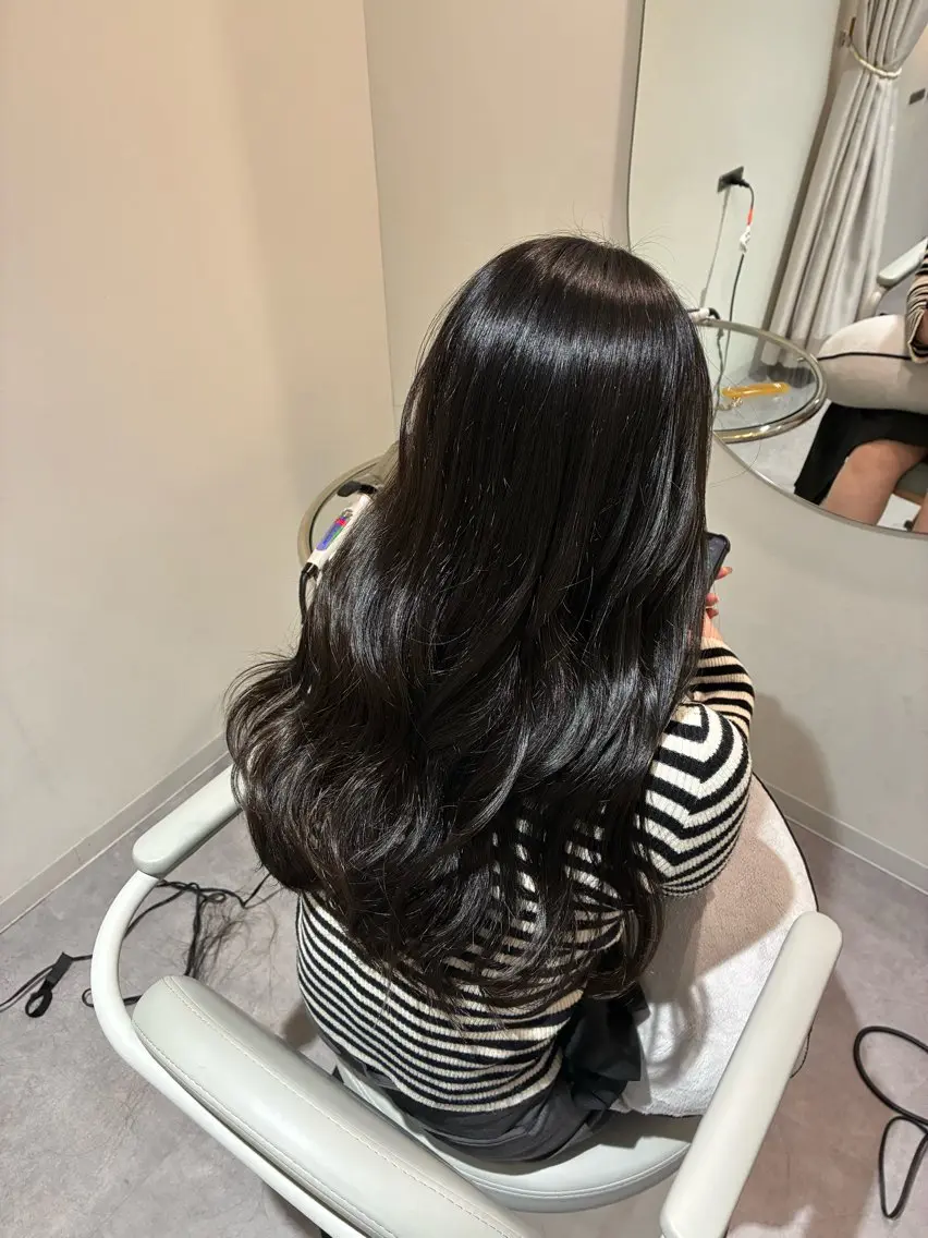 【憧れの美髪に🌟】カット+髪質改善ワンカラー＋トリートメント💗の写真