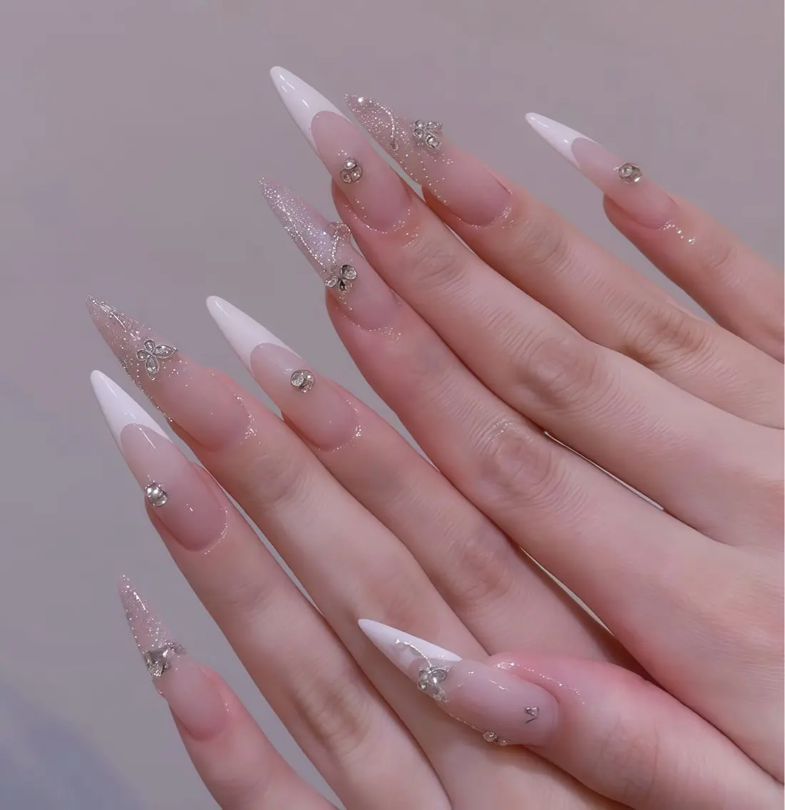 ネイル オーロラネイル チークネイル フットネイル フレンチネイル ジェルネイル NEW NAIL💞 yukiのネイルデザイン