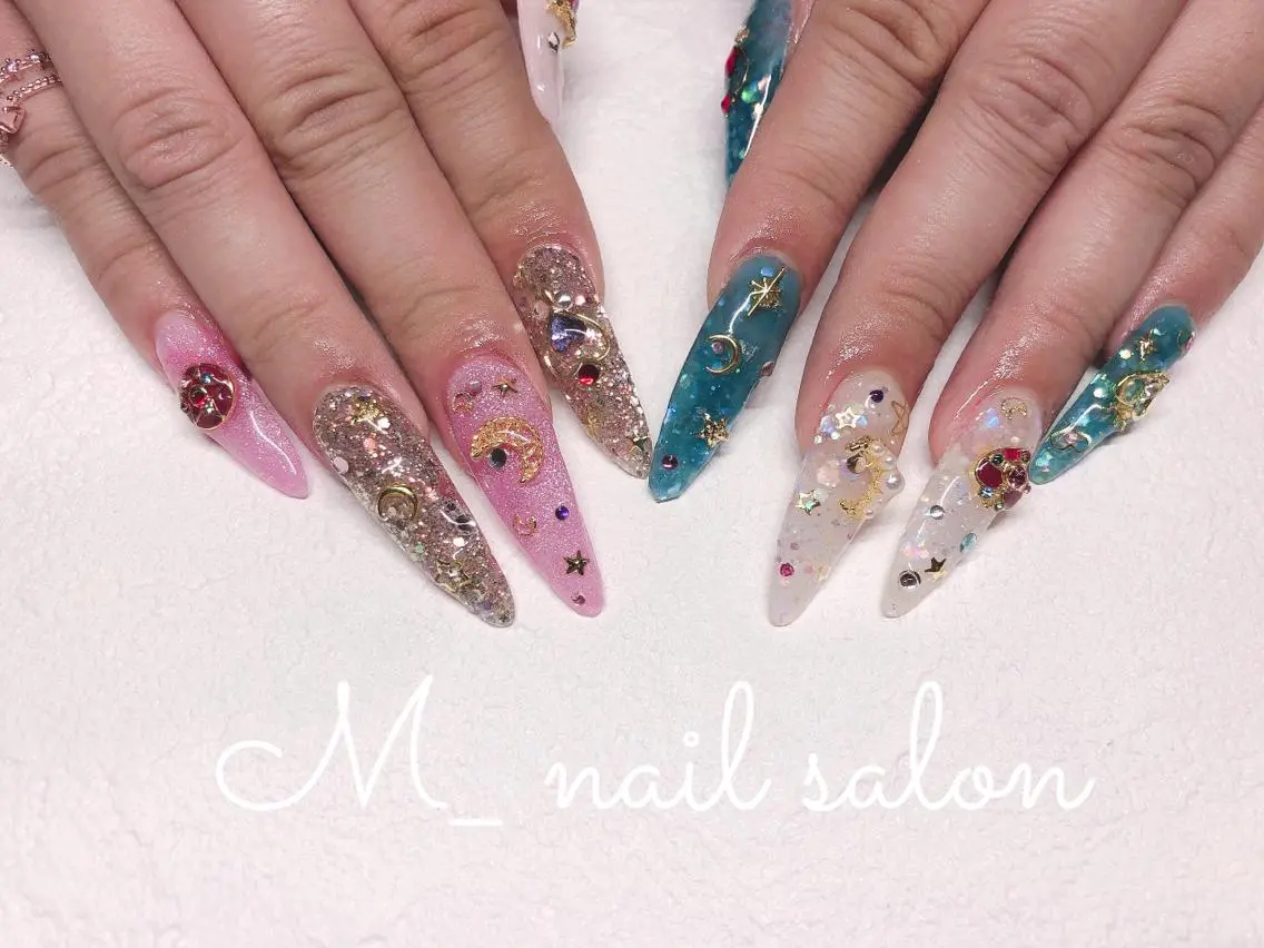 ネイル スカルプネイル M_ nail salonのネイルデザイン