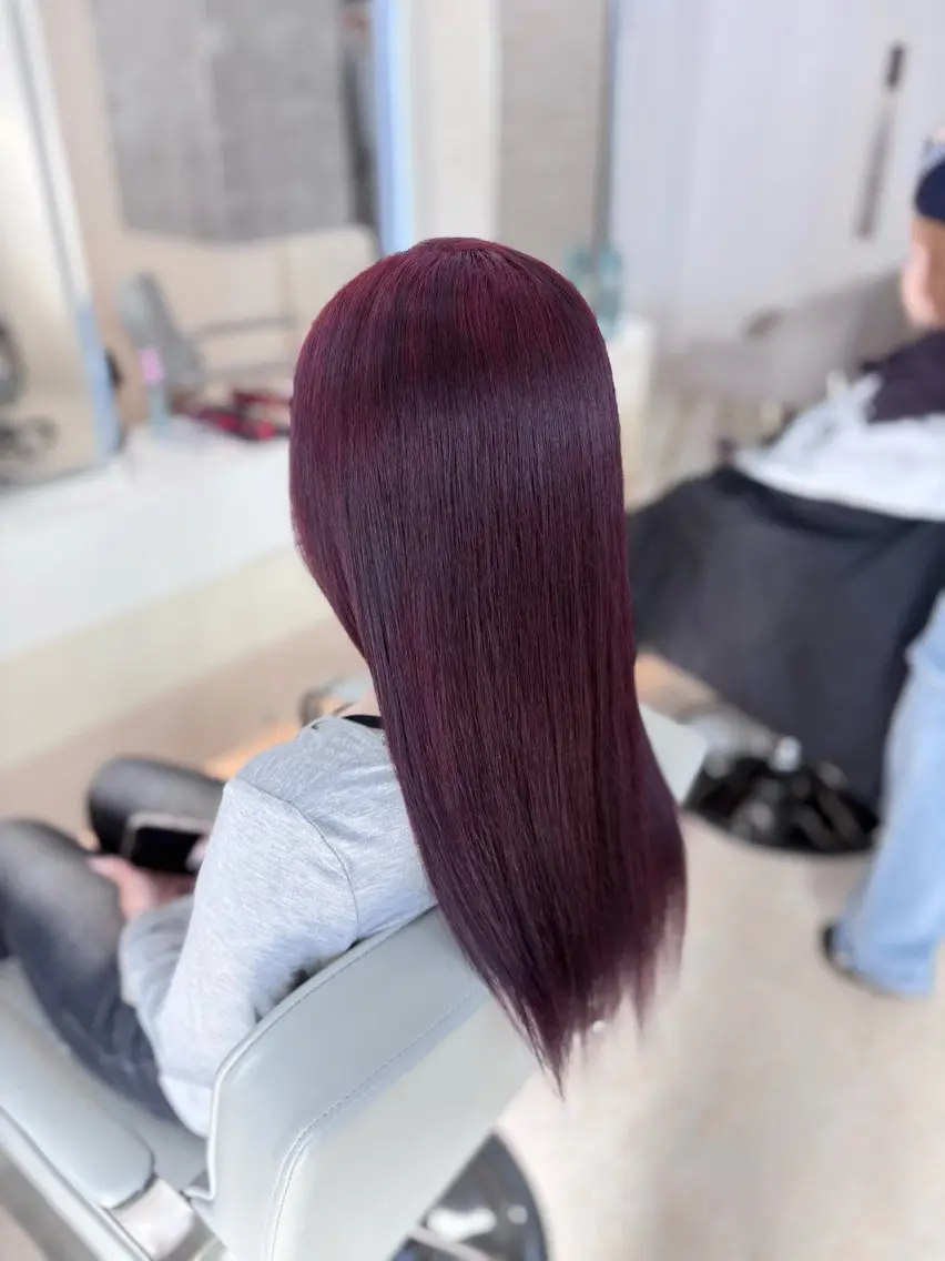 ロング カラー ヘアカラー 堀澤 優麻のヘアスタイル