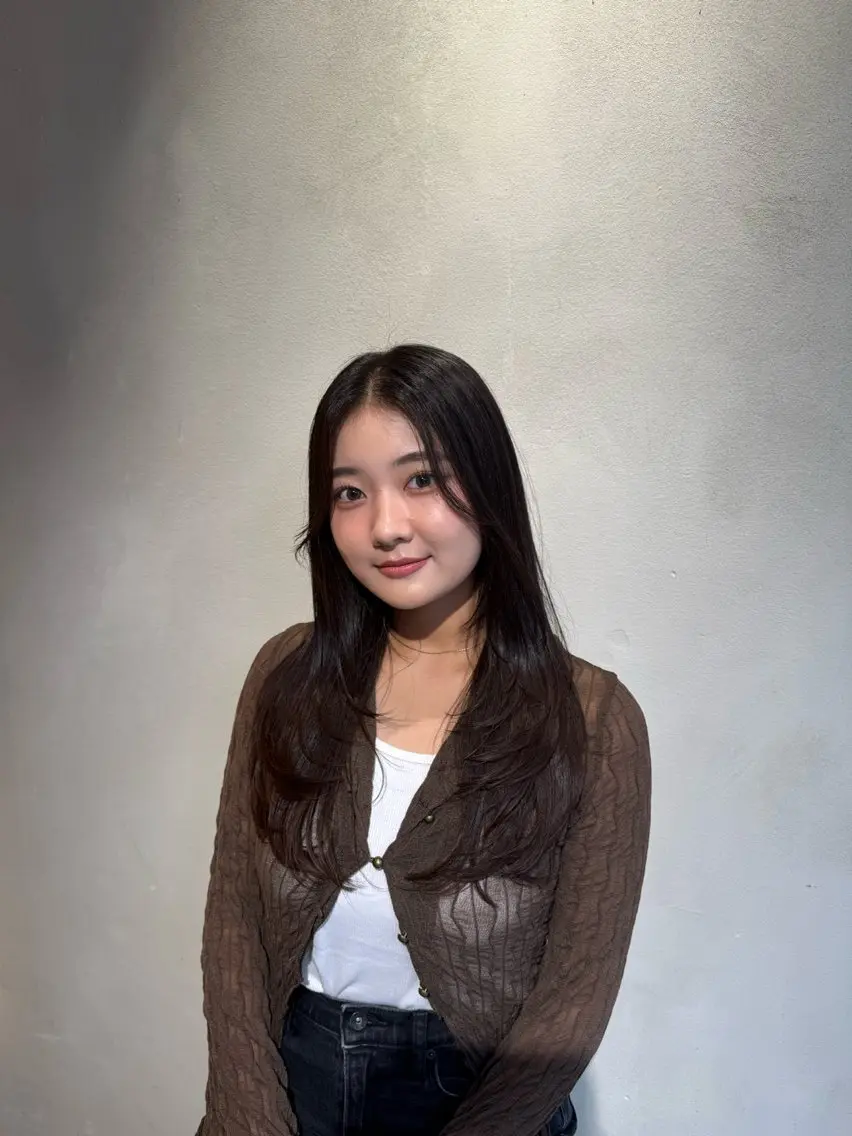 ロング カット み うのヘアスタイル