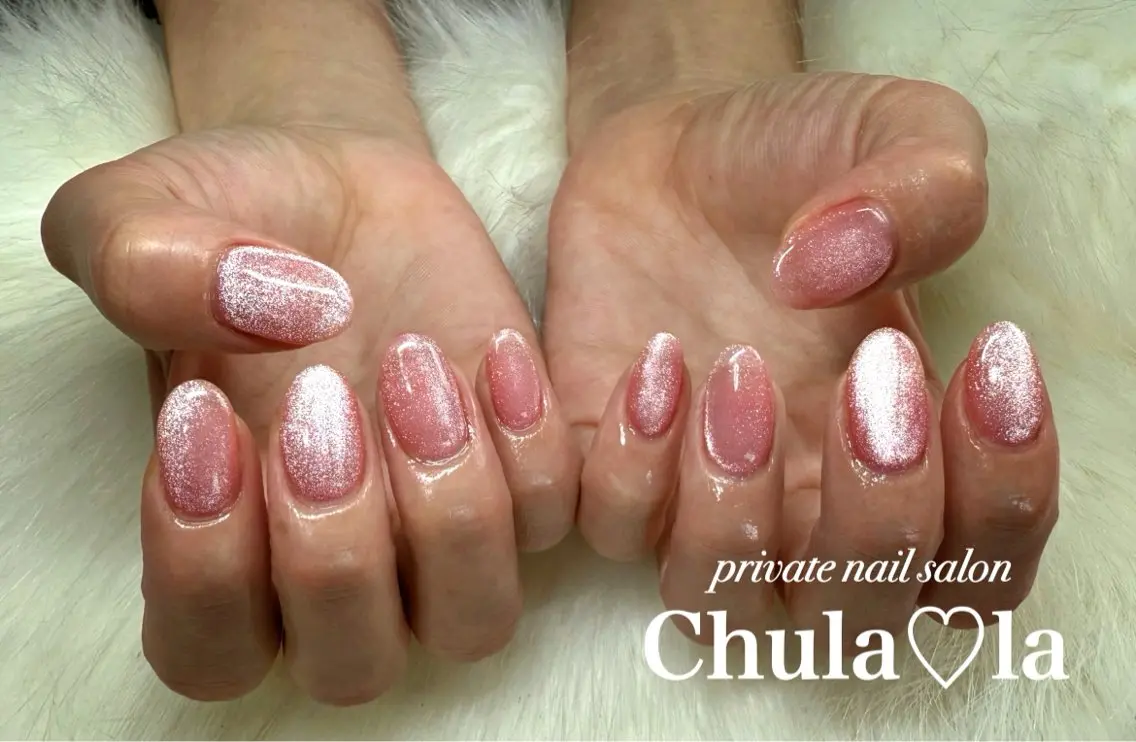 ネイル マグネットネイル ハンドネイル Chula♡la 豊見城市高安のネイルデザイン