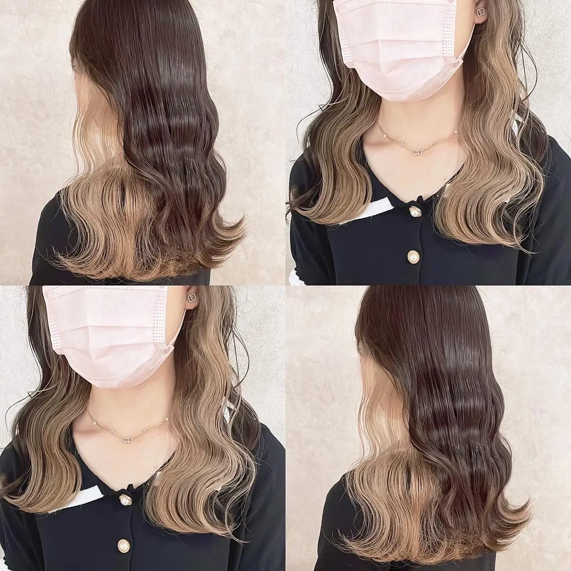 カラー インナーカラー ヘアカラー トリートメント 渋谷:インナーカラー /🍒エリカ🍒のヘアスタイル