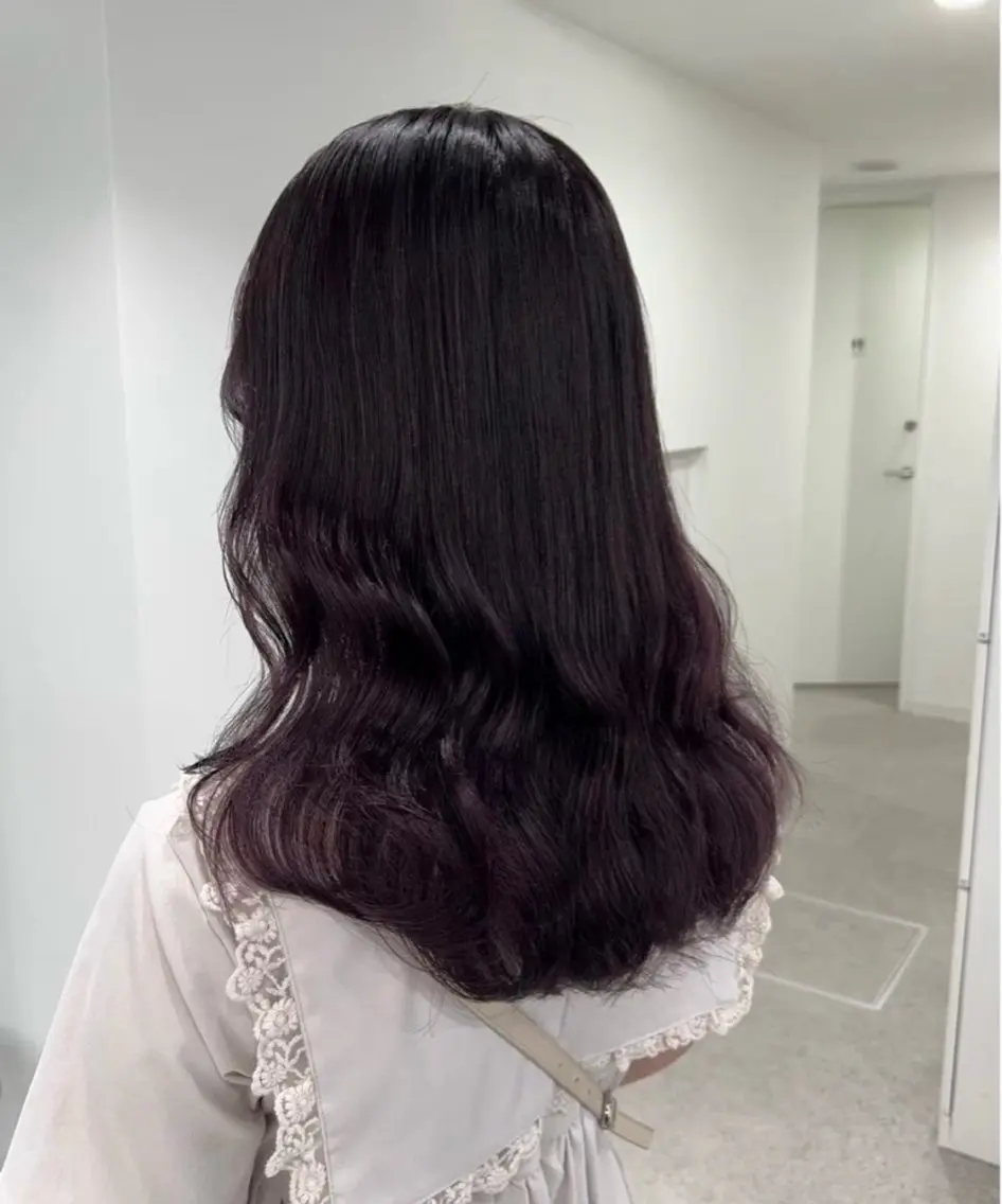 ロング ヘアカラー miku/ラベンダー 透明感カラー🪻❤︎のヘアスタイル