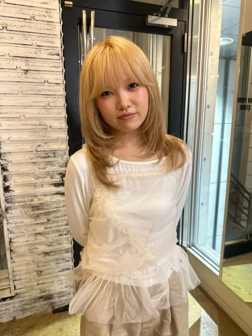 ロング レイヤーカット カット ✨髪質改善/ カットモデル/けんとの眉毛・アイブロウイメージ