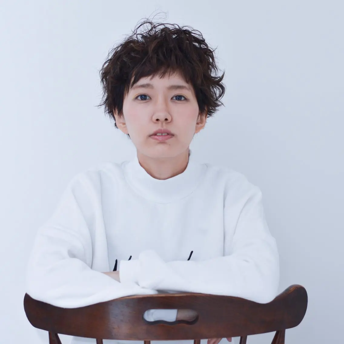 ショート ショートヘア カット パーマ milis 知崎春奈のヘアスタイル