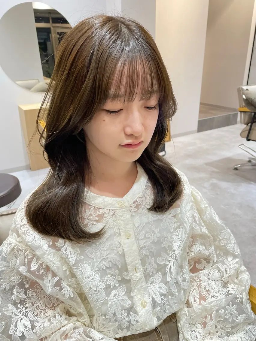 ロング 縮毛矯正 特化アツシのヘアスタイル