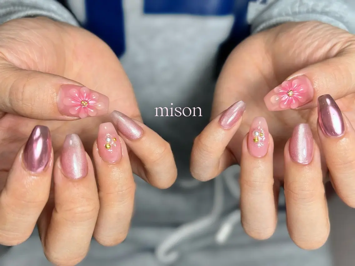 ネイル mison 安形友花のネイルデザイン