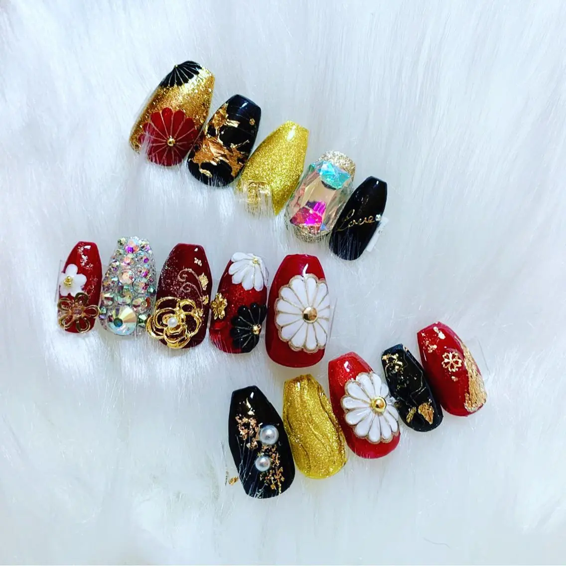 ネイル アニマル柄 アートネイル ニュアンスネイル ネイルチップ x.1.0.nail ♡Cのネイルデザイン