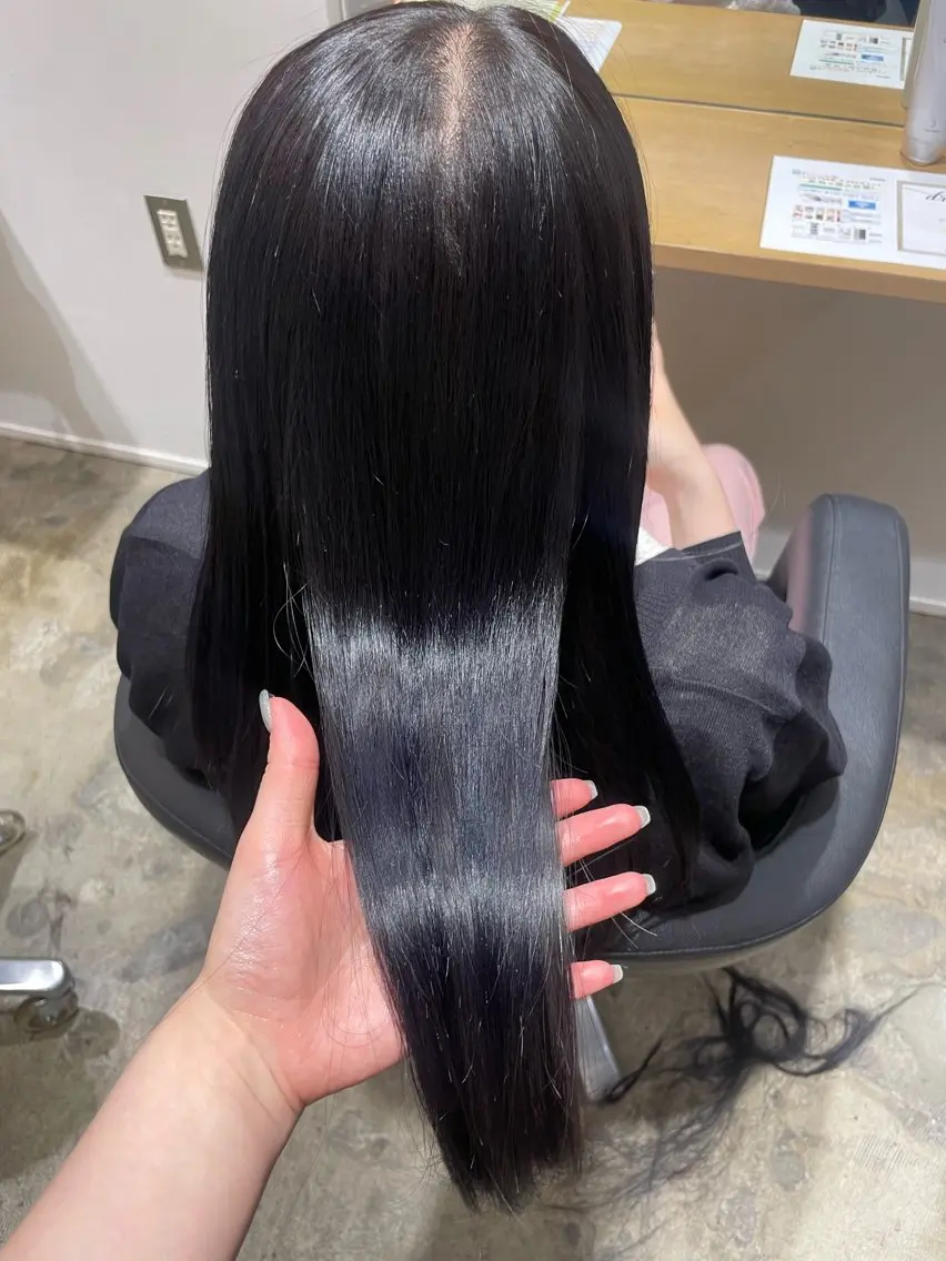 ロング カラー カット ヘアカラー ANY sayaᯓ★のヘアスタイル