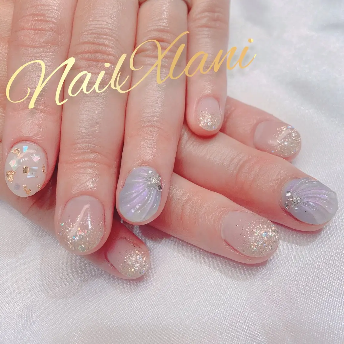 ネイル Nail×Lani 深爪矯正対応◎のネイルデザイン
