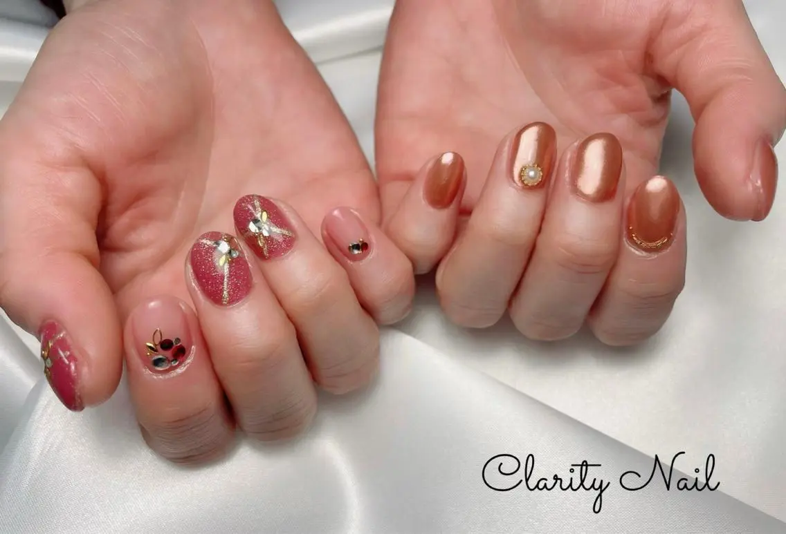 ネイル アートネイル 持ち込み ハンドネイル Clarity Nailのネイルデザイン