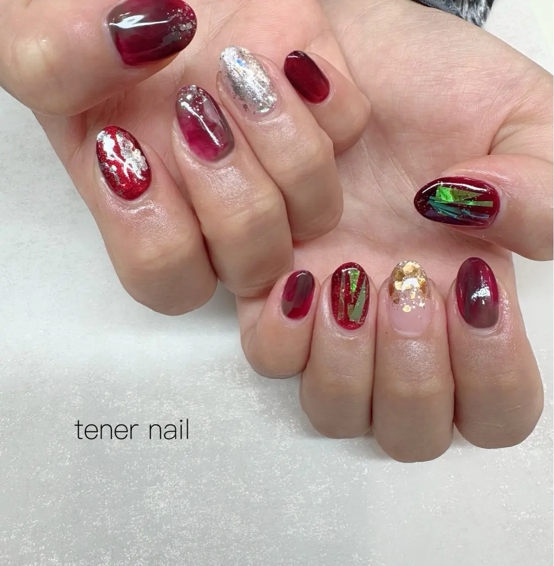 ネイル ニュアンスネイル ハンドネイル テネルネイル tener nailのネイルデザイン