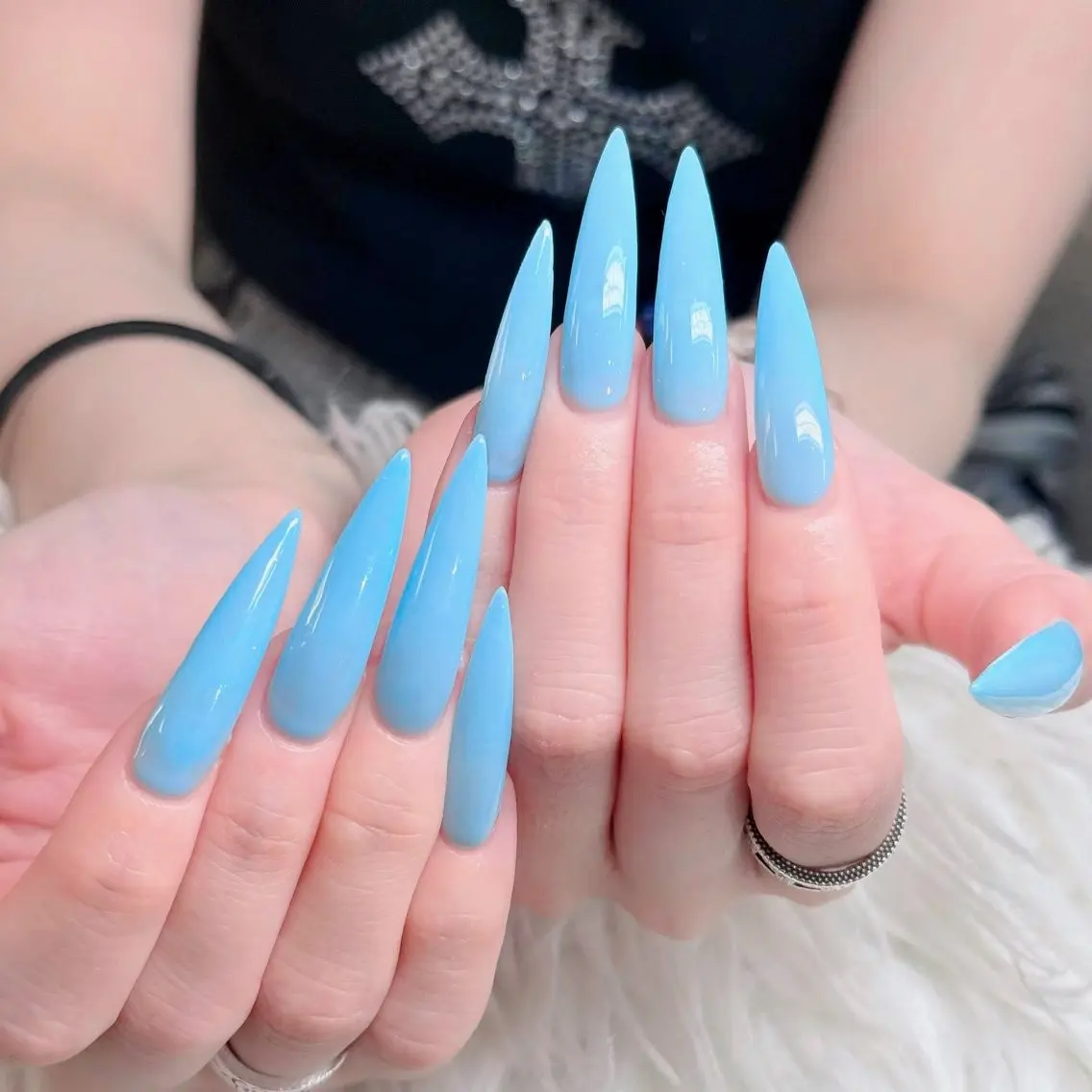 ネイル フットネイル フレンチネイル グラデーション 韓国ネイル ロングネイル ハンドネイル Hani Nail Salonのネイルデザイン