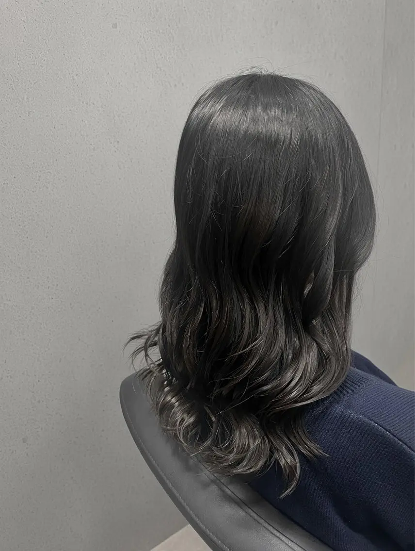 ロング ヘアアレンジ ヘアセット AO Iのヘアスタイル